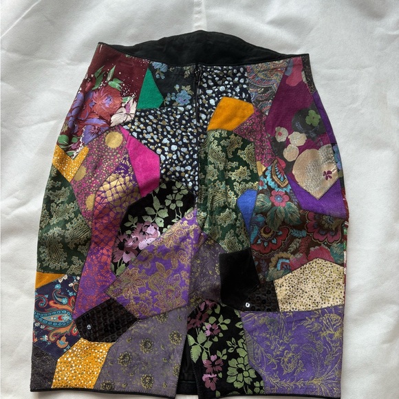 Roberto Cavalli Vintage Patchwork Skirt - Picture 3 of 3